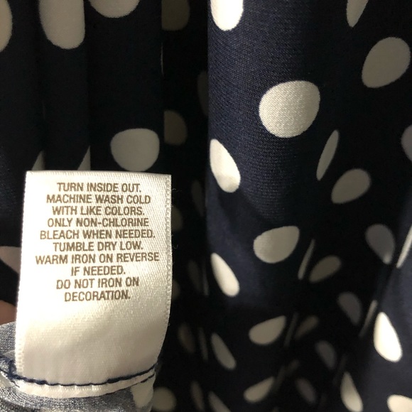 Blue polka dot dress - Picture 7 of 8